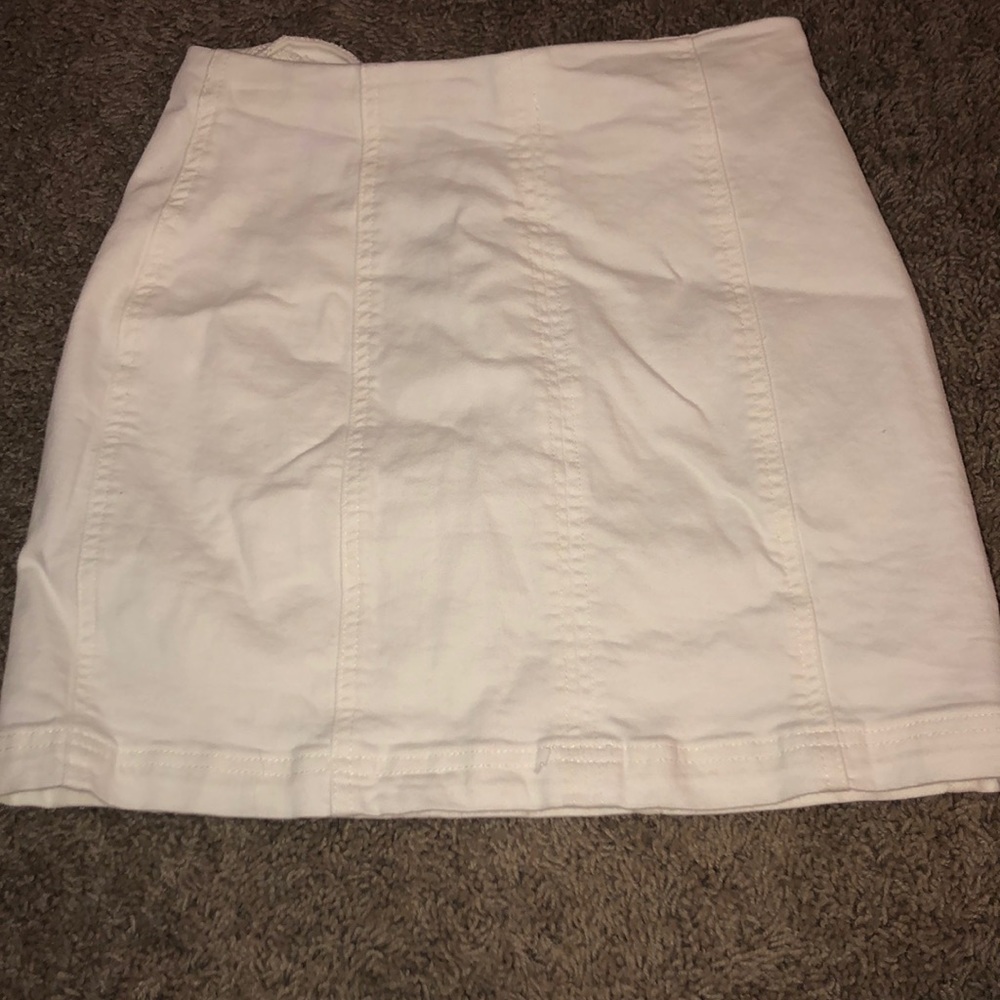 White skirt